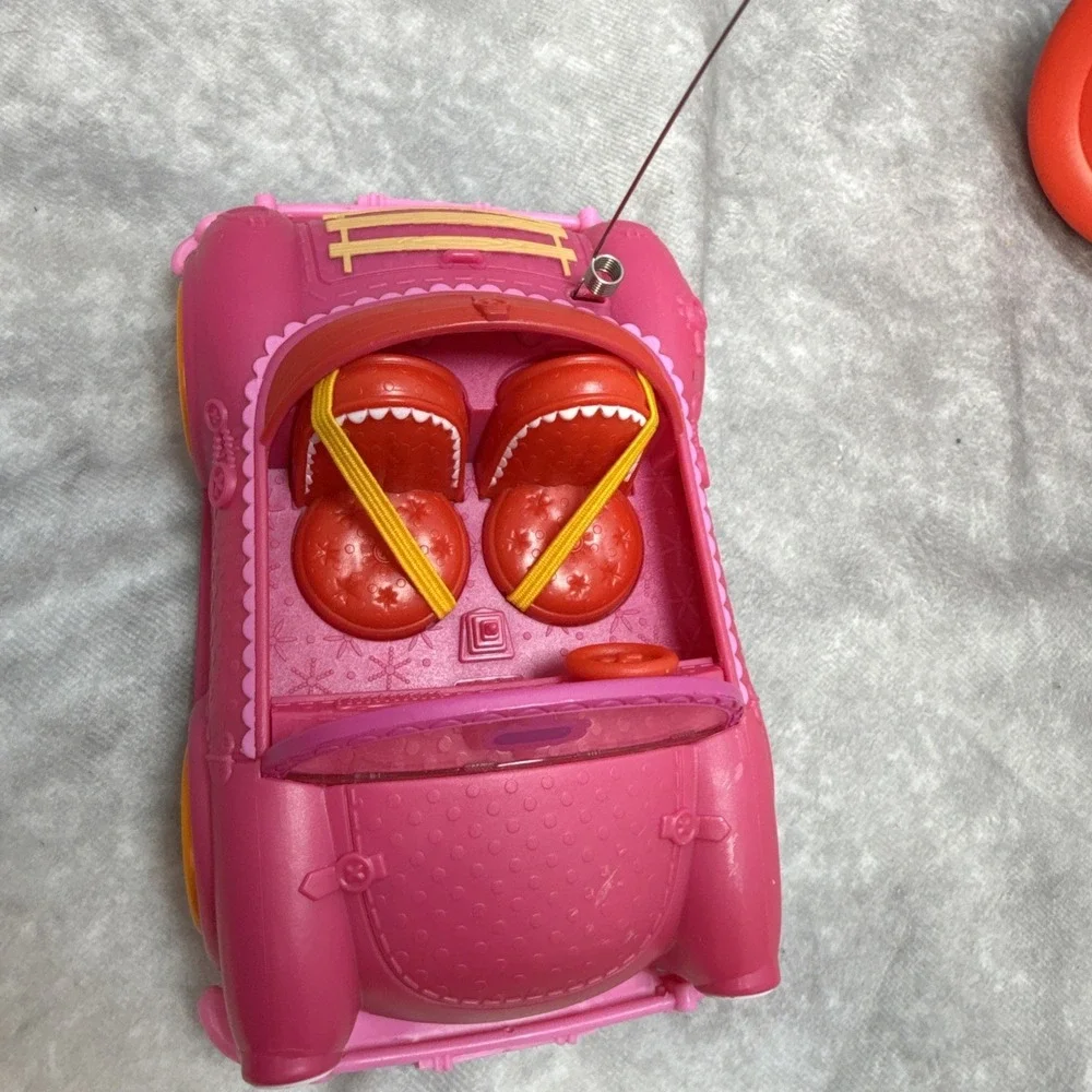 Lalaloopsy Rc Cruiser Red Pink Orange Remote Control Car Doll Vehicle 2011 Works